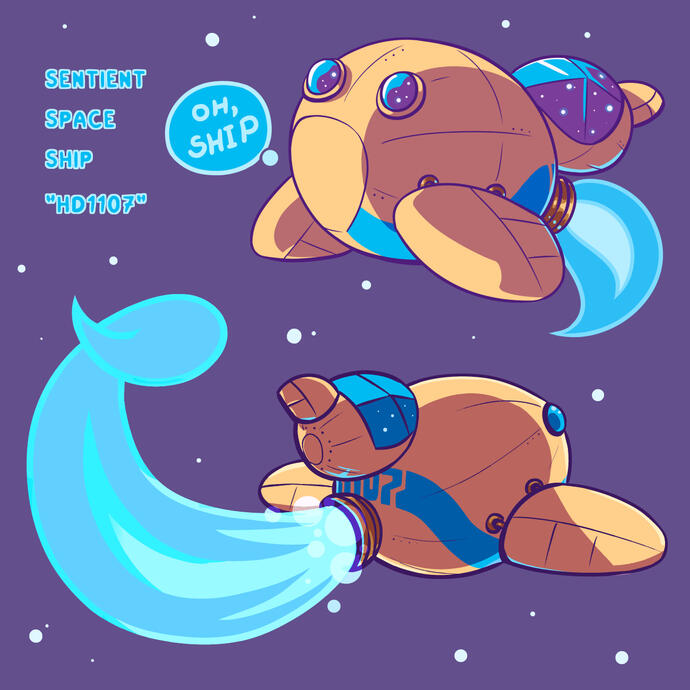 Character Design - Spaceship